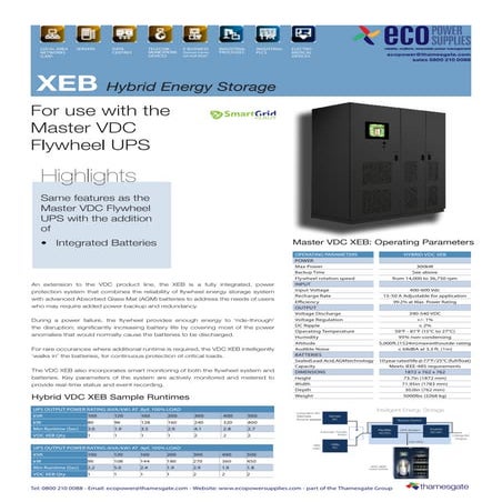 Riello vdc-xeb-flywheel-enery-storage-systems