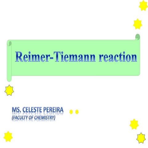 Riemer Tiemann reaction