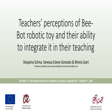 Presentation - 11th International Conference on Robotics in Education 