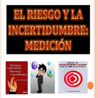 Riesgo e incertidumbre proyectos