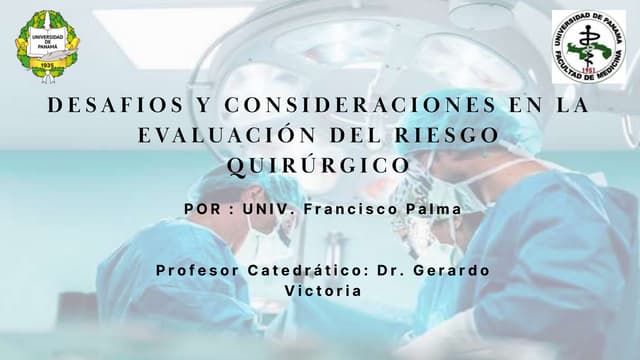 Riesgo Quirúrgico