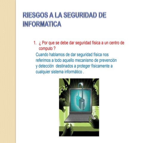 Riesgos informaticos | PPTX