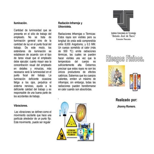 Riesgos fisicos triptico