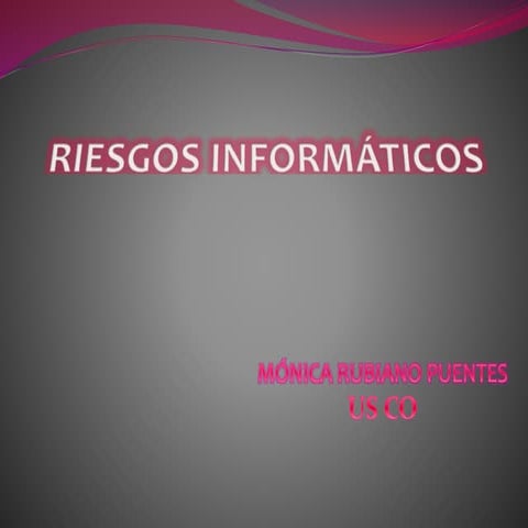 Riesgos informaticos