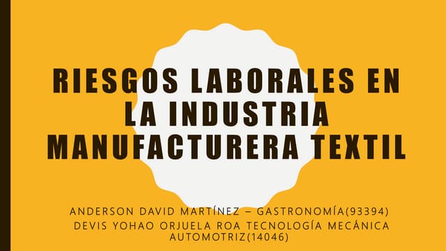 Manual sst sector textil | PDF