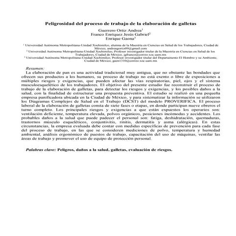 CLASE 13 HIGIENE 2020-COVID-Riesgos laborales fab. galletas  30 6