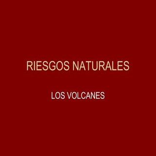 Riesgos naturales