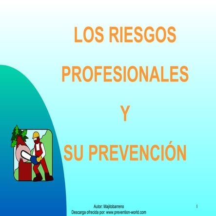 Riesgos profesionales prevencion