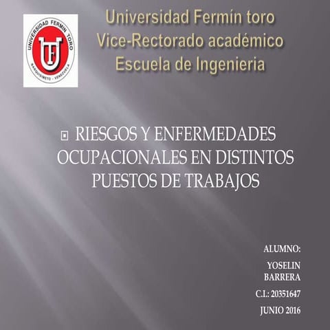 Riesgos  yoselin barrera