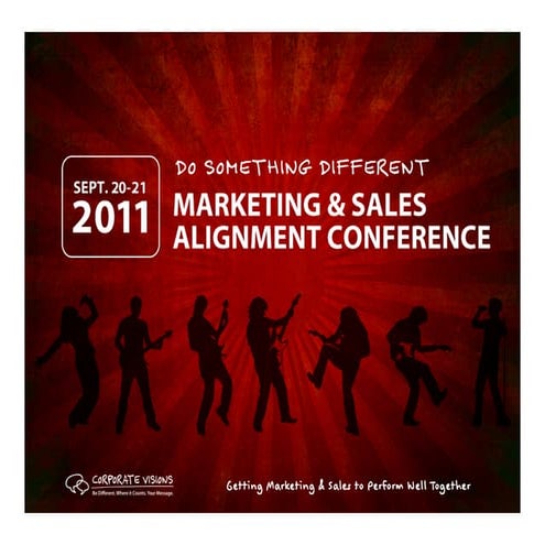 Sales & Marketing Alignment Conference, Tim Riesterer, Corporate Visions