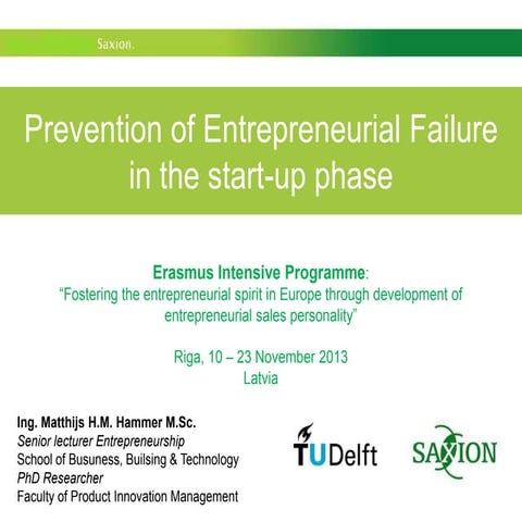 Presentation Riga 2013