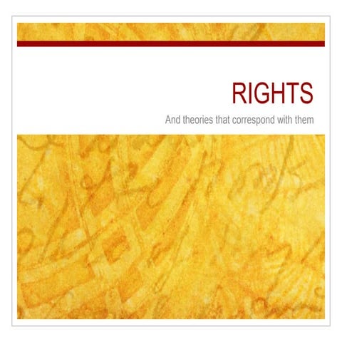 Rights and Duty