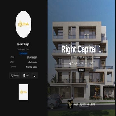 Right Capital 1 at Al Shamkhah – Right Capital Real Estate