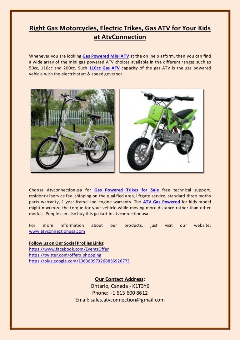 gas trikes