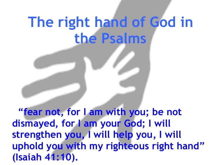 The Right Hand of God in the Psalms