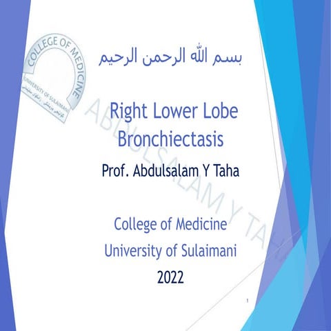 Right Lower Lobe  Bronchiectasis.pdf
