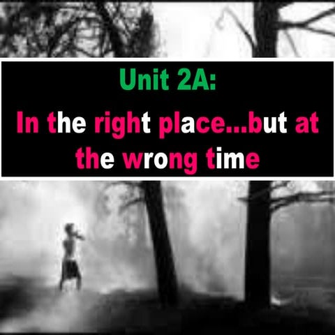 Right place wrong time | PPTX