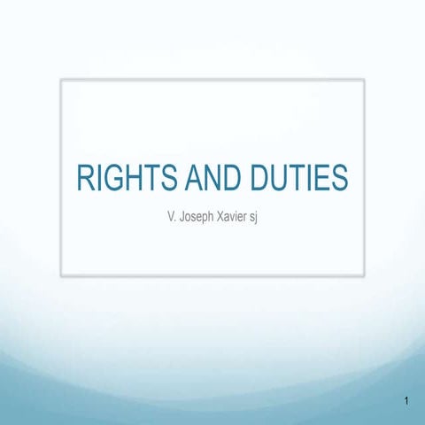 Rights and duties jothisj