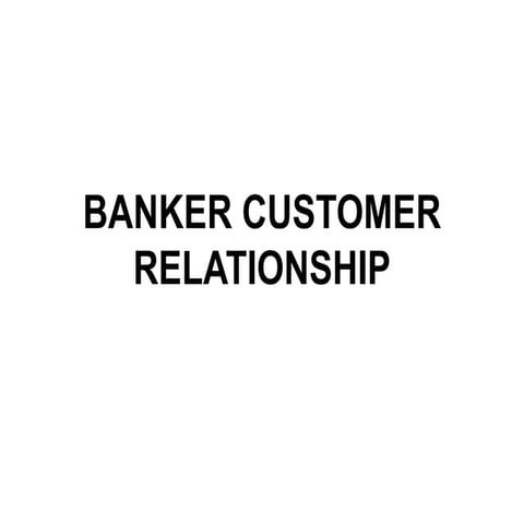 Rights and obligations of banker