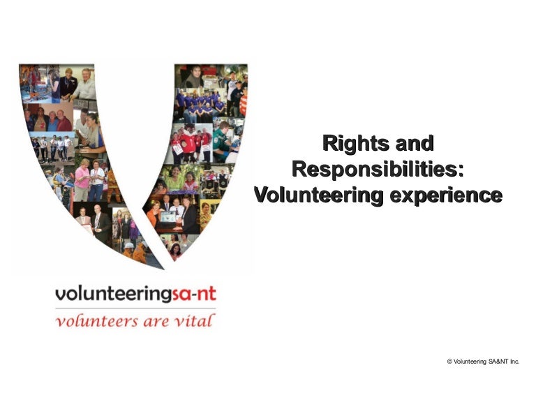 Volunteering Rights and responsibilities with audience contributio…