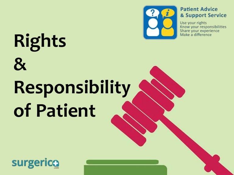 Rights and responsibilities of patients by Surgerica