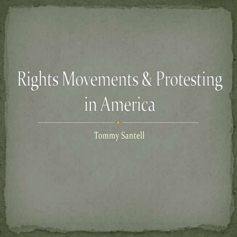 Student Protest Movement | PPTX