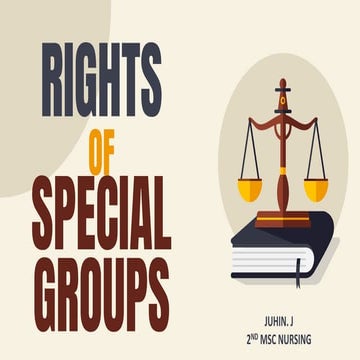 Rights of Special Groups | Constitution of Indian | Juhin J