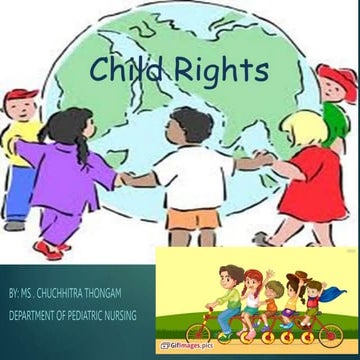 RIGHTS OF THE CHILDREN- 10 basic Rights of child