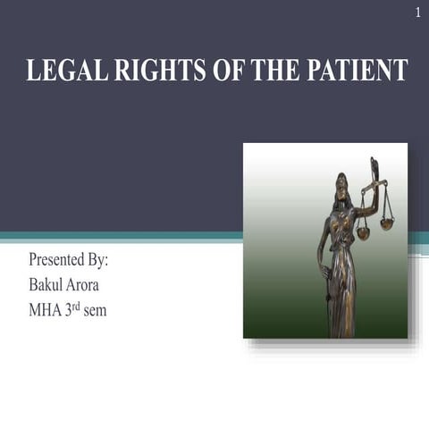 Rights of the patient