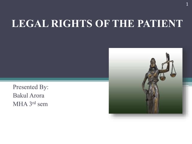 Patients rights and responsibilities | PPTX