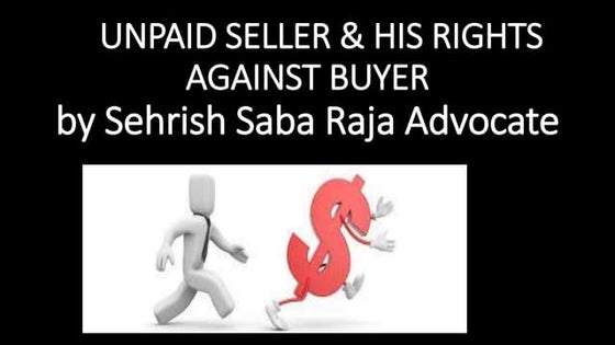 Contract of Sales of Goods by Sehrish Saba Raja Advocate | PPTX