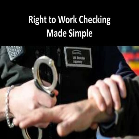 Right To Work Checking Made Simple