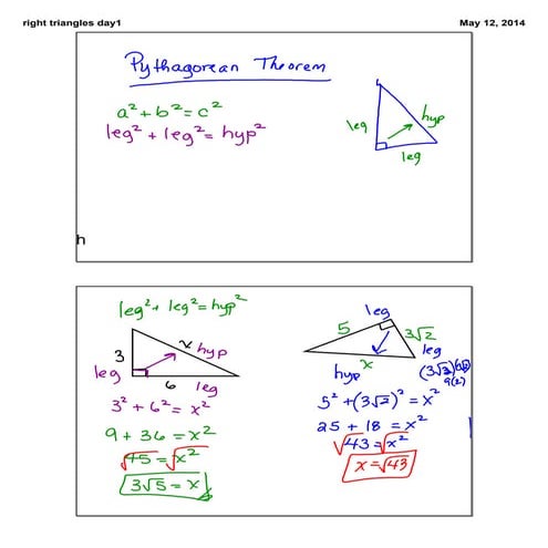 Right triangles day1 