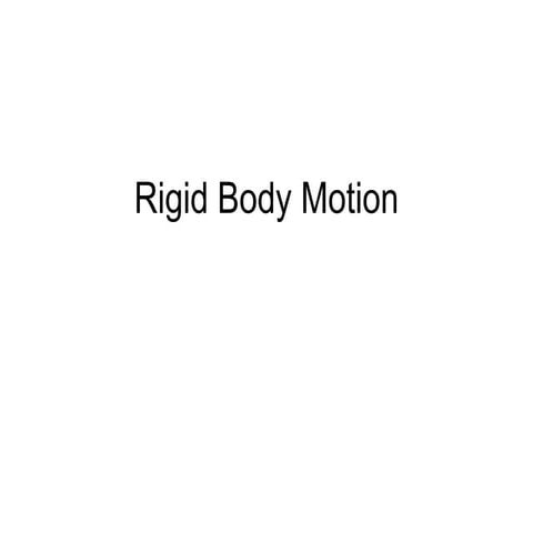 rigid body dynamics . power presentation