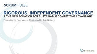 Rigorous independent Governance - The New Equation For Sustainable Competitiv...