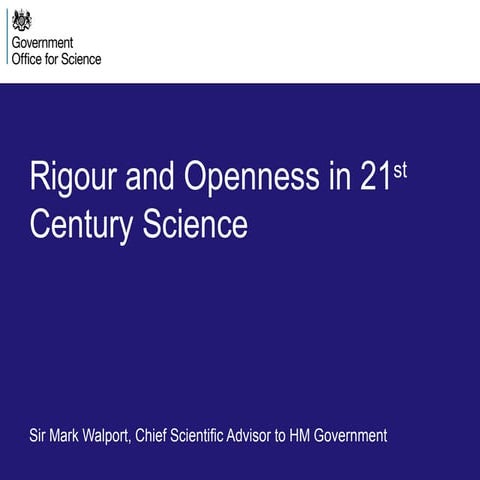 International role of science | PPT