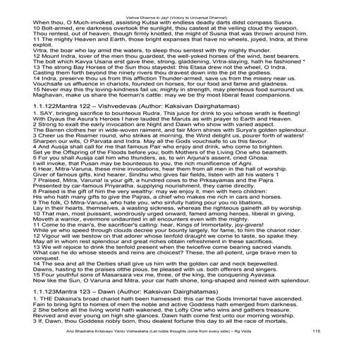 Rigveda meaning a2 c1