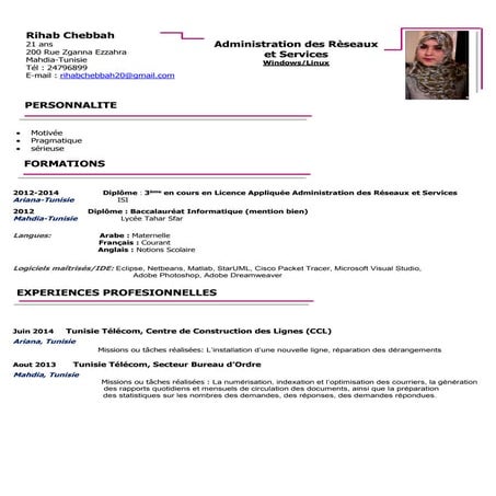 CV Rihab chebbah