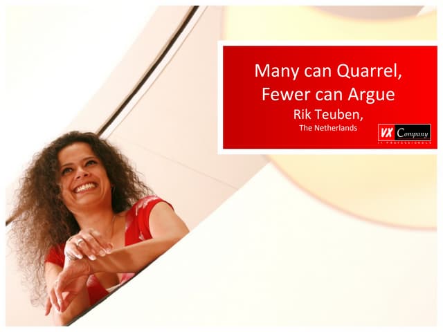 Rik Teuben - Many Can Quarrel, Fewer Can Argue 