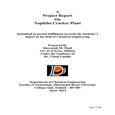 Naphtha Cracker Plant 