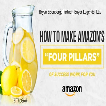 Amazon power block: How to win in retail with Amazon's four pillar playbook