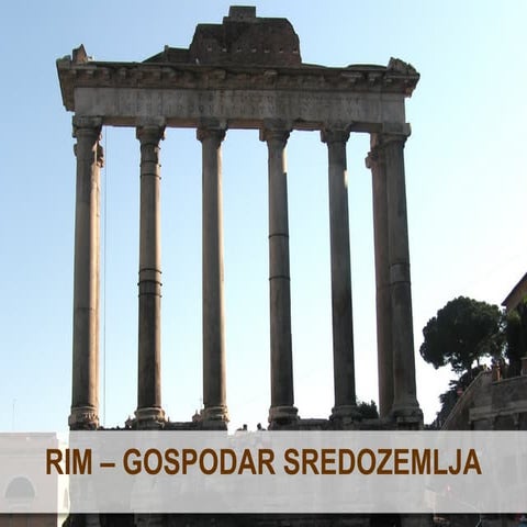 Rim - gospodar sredozemlja 