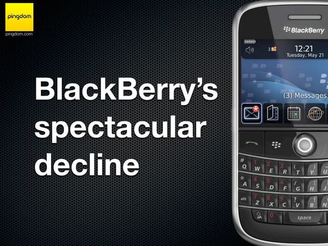 BlackBerry’s spectacular decline