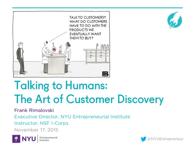 Talking to Humans at the Lean Startup Conference