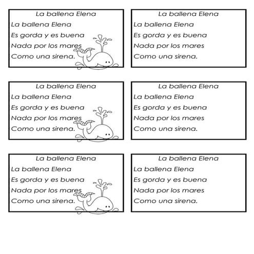 Rimas para segundo grado.