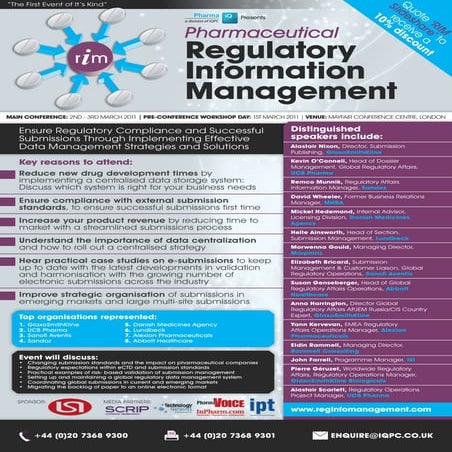 Regulatory Information Management