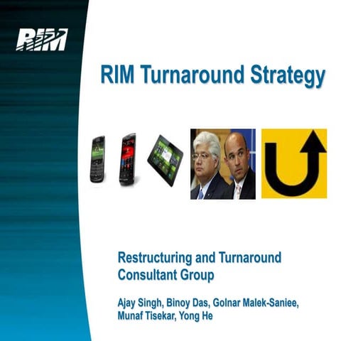 RIM Turnaroud Strategy
