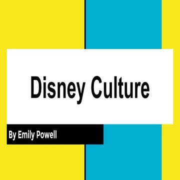 Disney culture