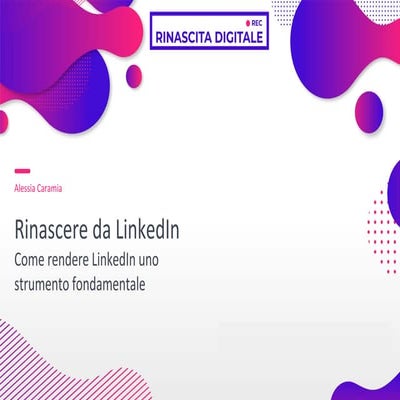 Rinascere da LinkedIn - Ricerca Avanzata