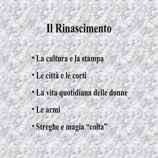 Rinascimento